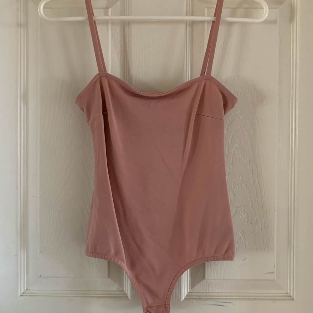 Free People straight neck bodysuit